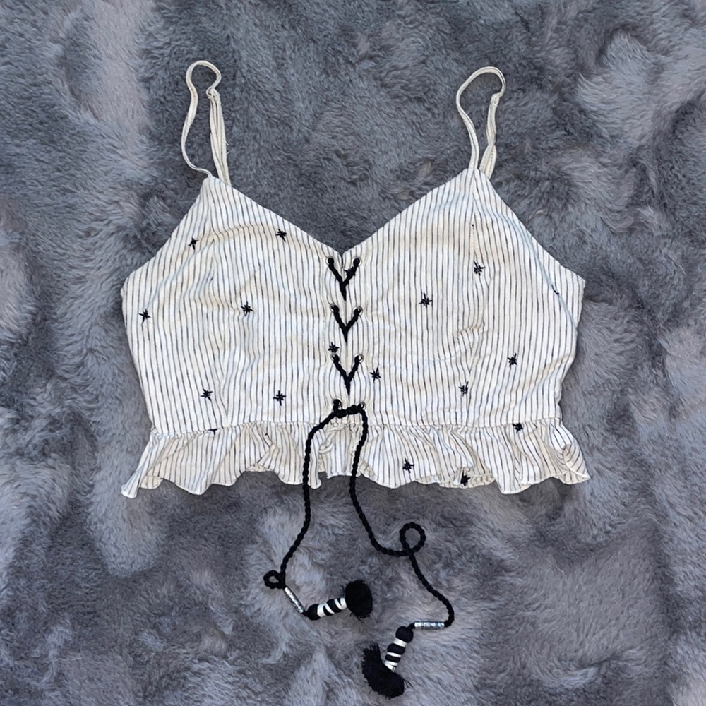Patterned Crop Tank